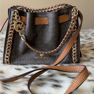 Michael Kors Brown and Tan Women's Bag
